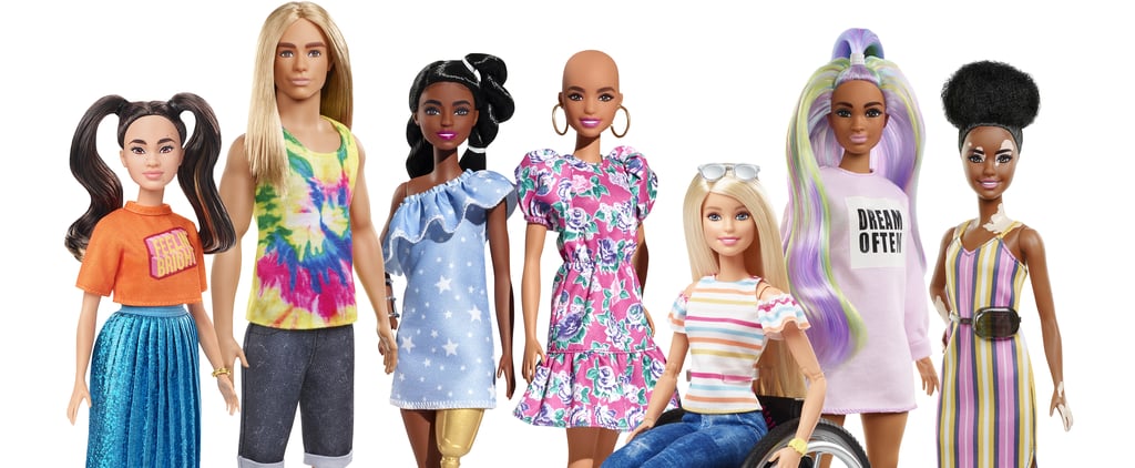 Barbie's 2020 Fashionistas Line Includes a Doll With Vitiligo, a Doll With No Hair, and More