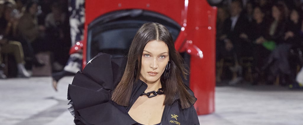 Gigi, Bella, and Yolanda Hadid Walk in the Off-White Show