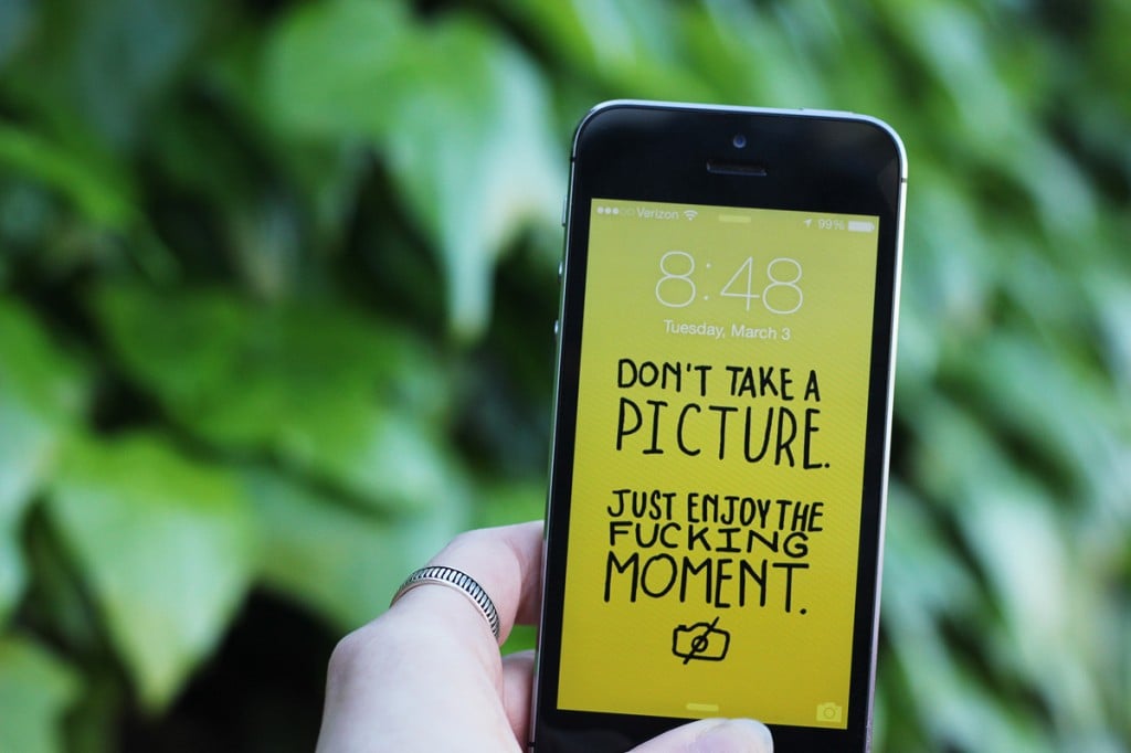 Download "enjoy the moment" wallpaper.
