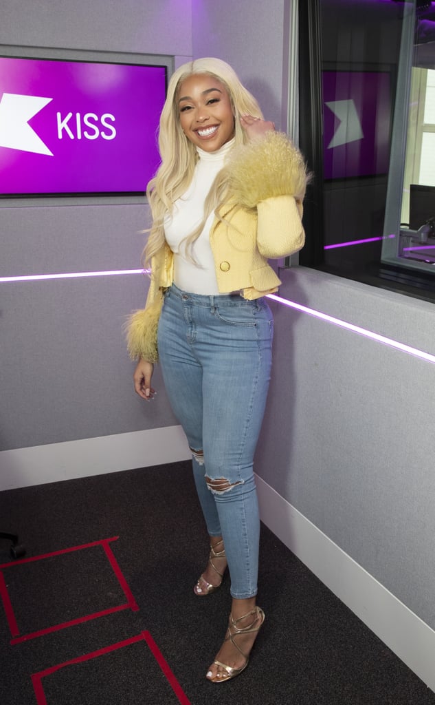 Jordyn Woods Platinum Blonde 2019