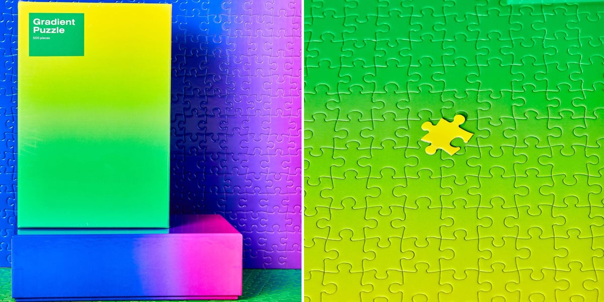 Shop a 500-Piece Gradient Puzzle | PS Smart Living