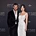 Dakota Johnson's White Dress at Fifty Shades Freed Premiere