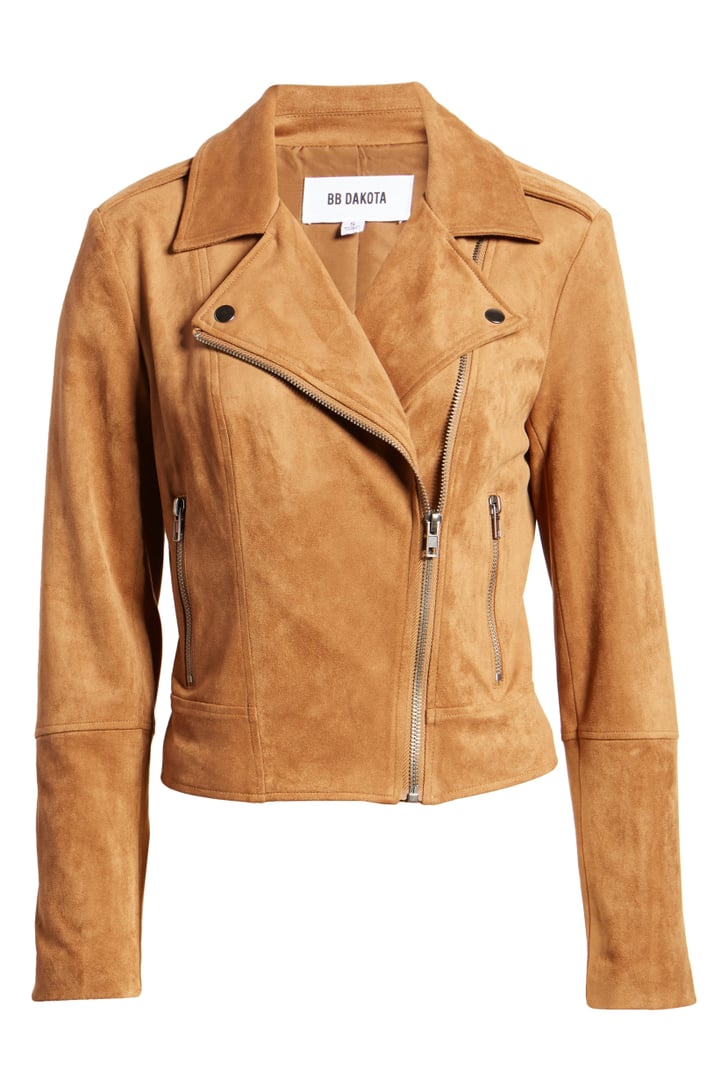 BB Dakota Not Your Baby Faux-Suede Moto Jacket | 7 Spring Trends to Shop  For Under $150 | POPSUGAR Fashion Photo 16