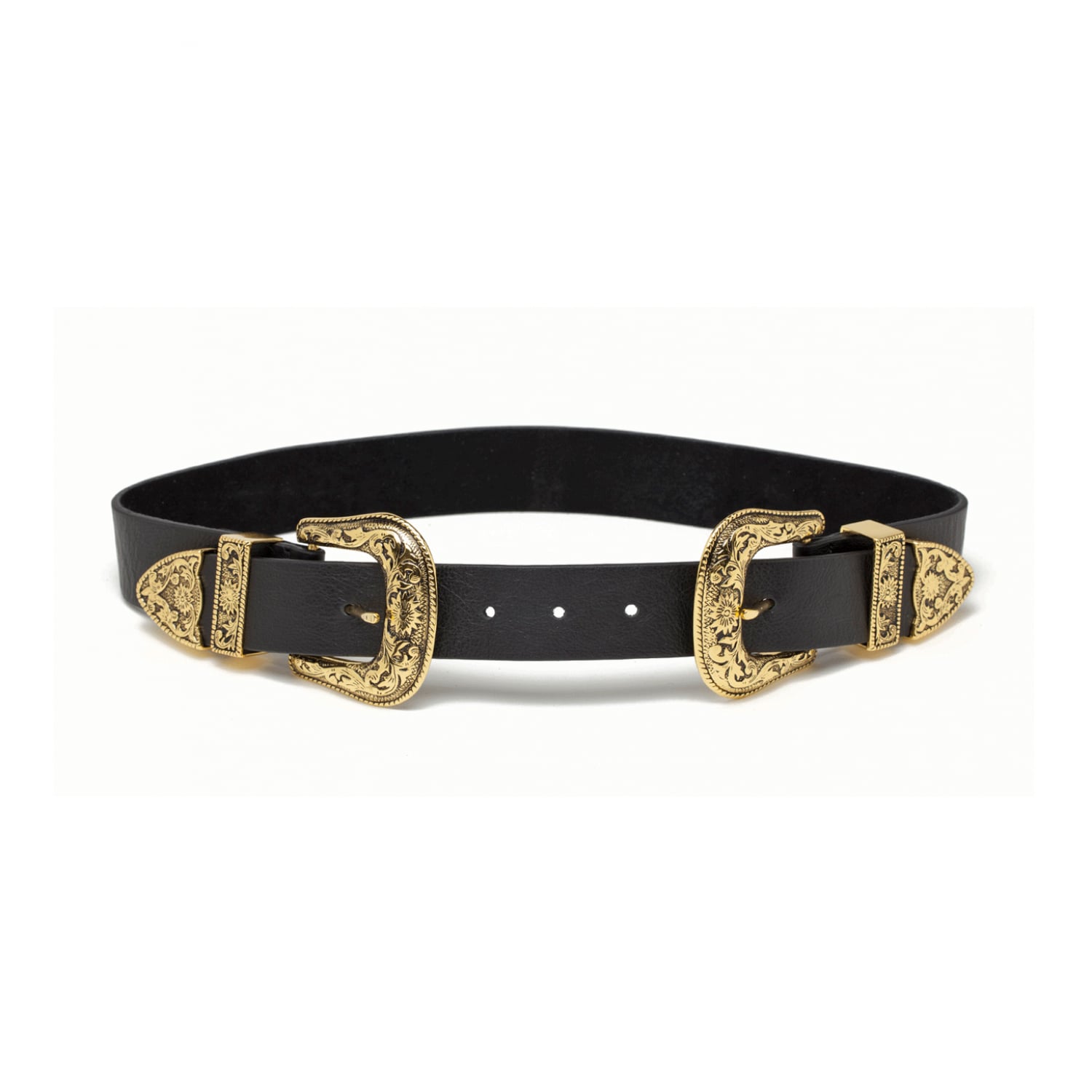 Kendall Jenner and Selena Gomez Wearing a Double Buckle Belt