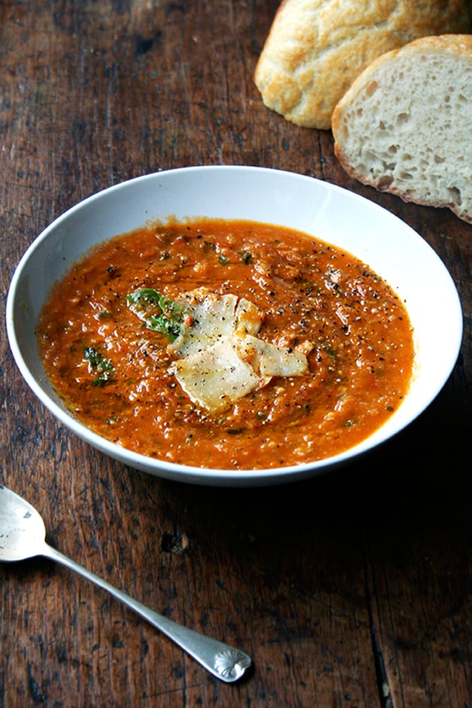 Roasted Tomato and Bread Soup | Fall Soup Recipes | POPSUGAR Food Photo 9