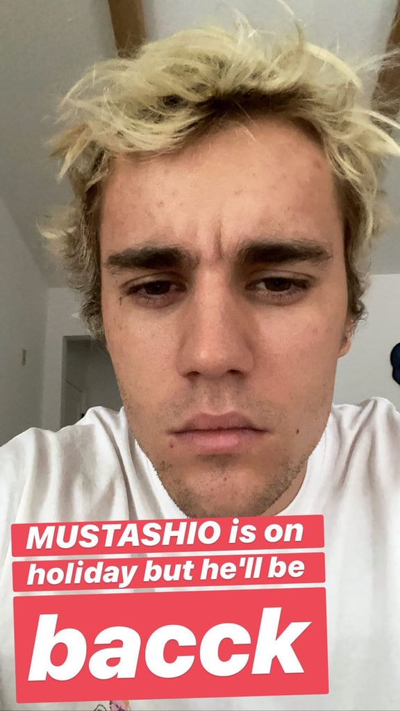 Justin Bieber Shaves Off His Mustache February 2020 Popsugar Beauty