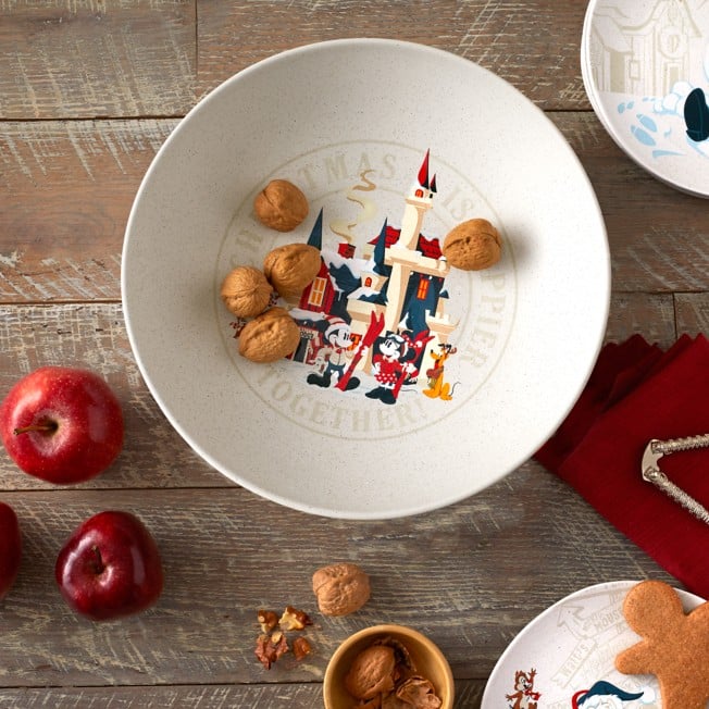 Mickey Mouse and Friends Holiday Serving Bowl
