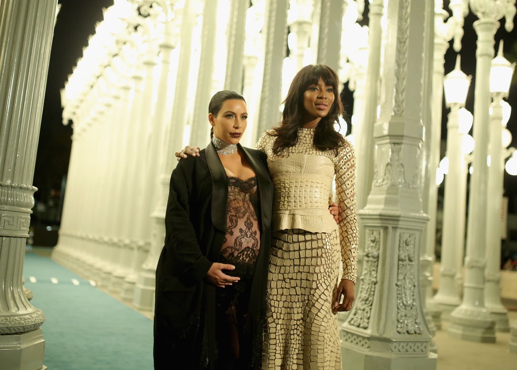 Kim Kardashian and Naomi Campbell