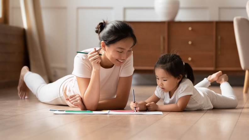 Premium Photo  Joyful asian mother and teenage daughter holding gift box