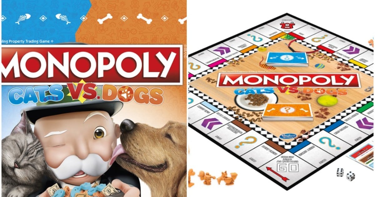 Cats Vs Dogs Monopoly Game 2019 Popsugar Family