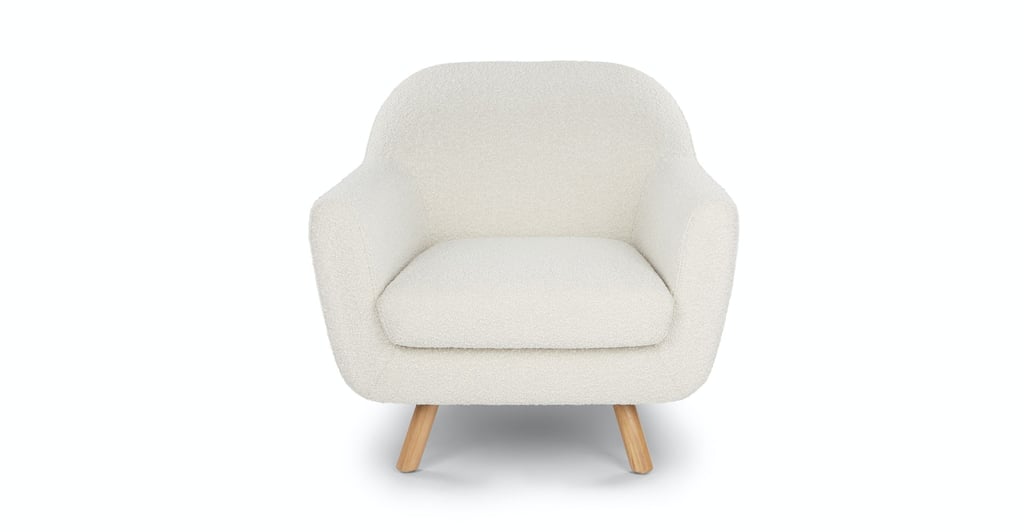 Article Gabriola Ivory Boucle Lounge Chair