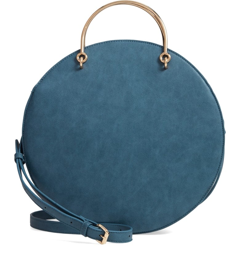 Mali + Lili Vegan Leather Round Top Handle Bag