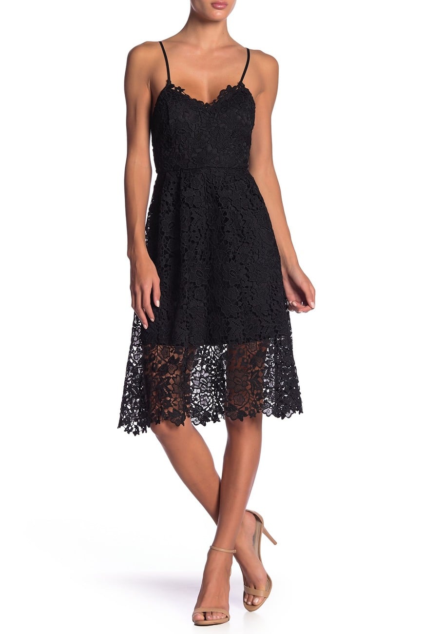 ASTR the Label Lace A-Line Mini Dress ...