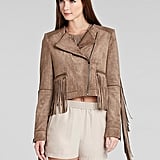 BCBGMAXAZRIA Fringed Jacket