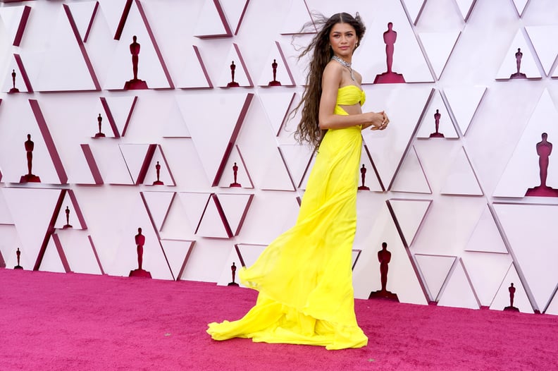 Zendaya at the 2021 Oscars