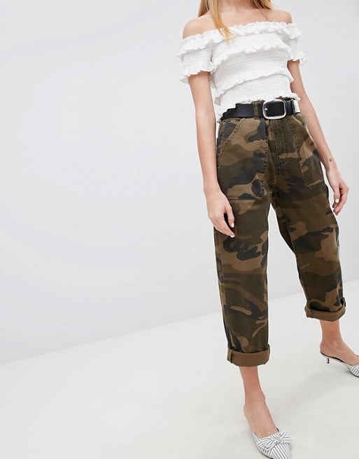 New Look Camo Print Utility Pants