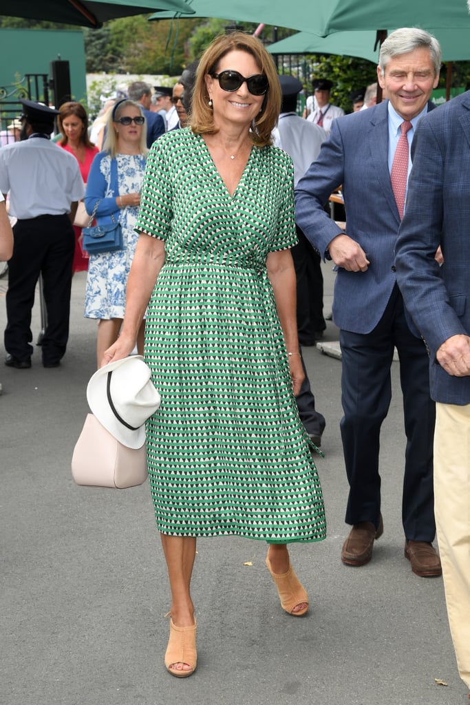 Carole Middleton's Green Dress at Wimbledon 2019