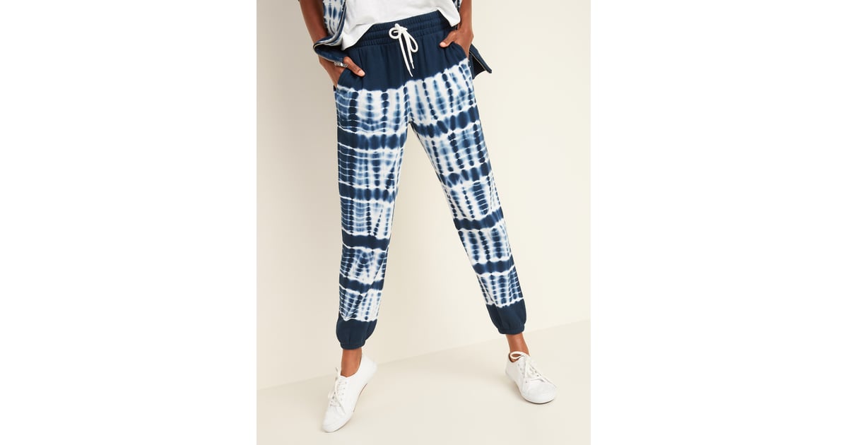 french terry cinched hem joggers