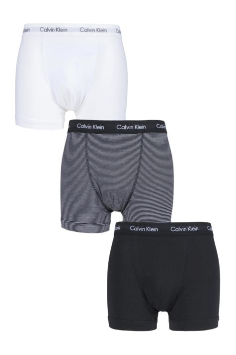 Calvin Klein Mens 3 Pack Calvin Klein Cotton Stretch Trousers