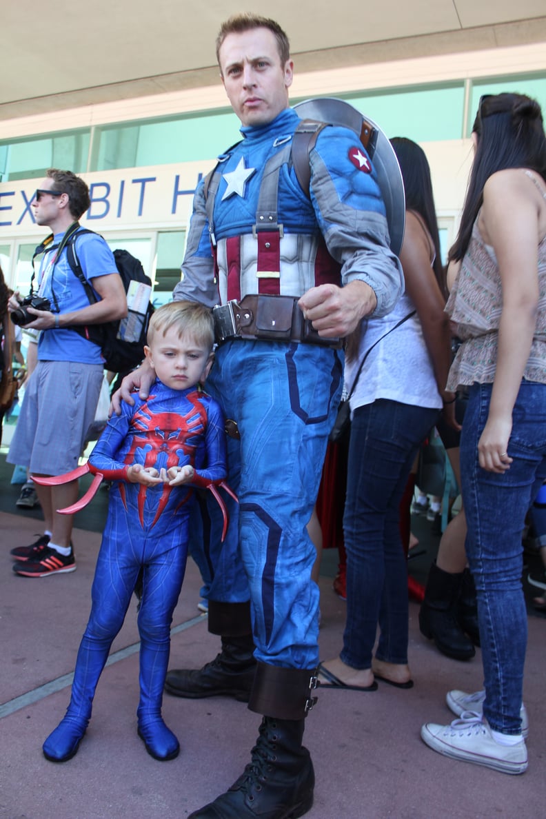 Captain America and Spider-Man