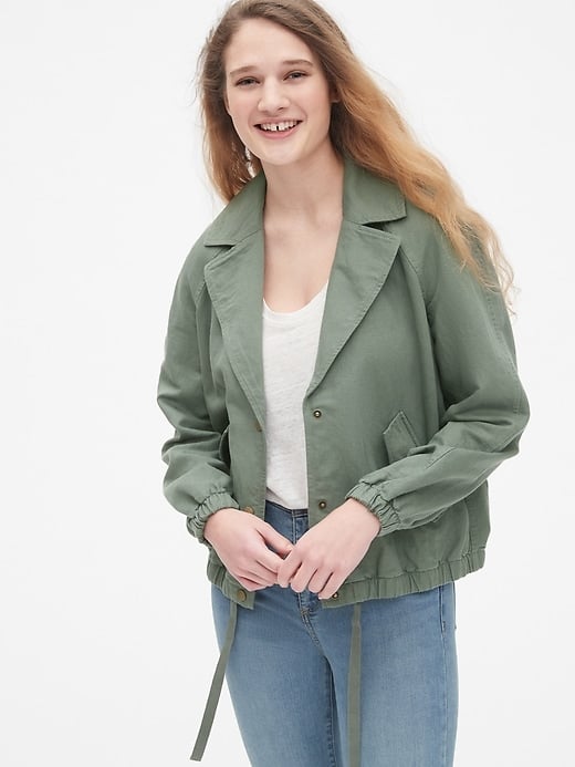 Gap Linen Topper Jacket | Most Flattering Clothes From Gap 2019 ...