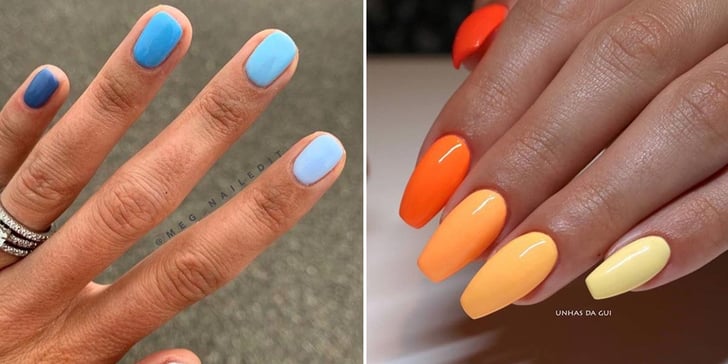 Different Color Gradient Nail Art Looks to Recreate At Home | POPSUGAR  Beauty