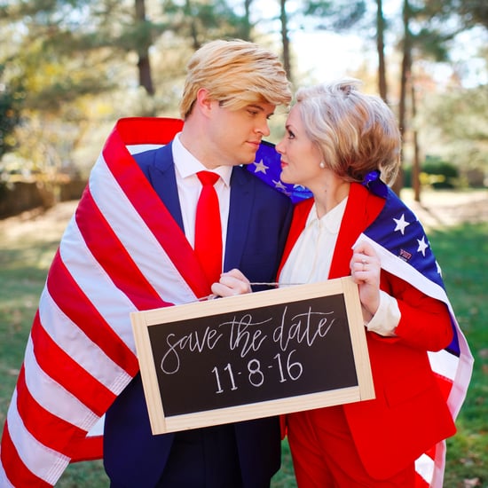 Donald Trump and Hillary Clinton Engagement Shoot