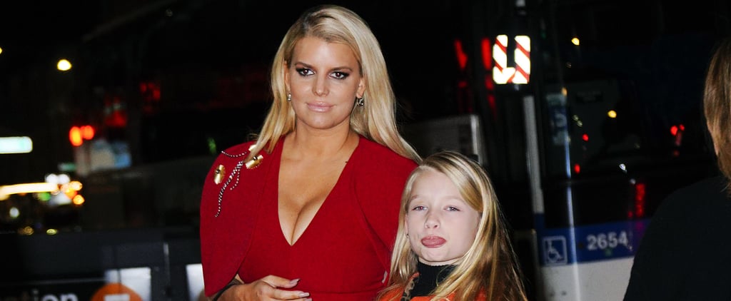 Jessica Simpson's Daughter Maxwell Joins ET Interview