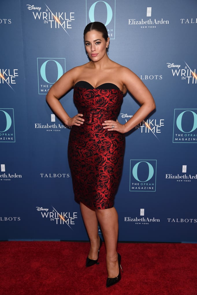 Ashley Graham's Red Michael Kors Dress For A Wrinkle in Time