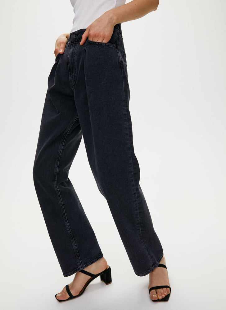 agolde darted balloon baggy tapered jeans