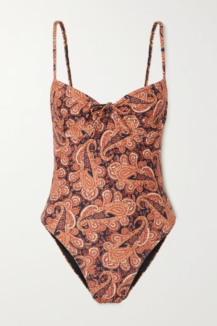 Faithfull the Brand Mumbai PaisleyPrint Swimsuit Lexi Underwood