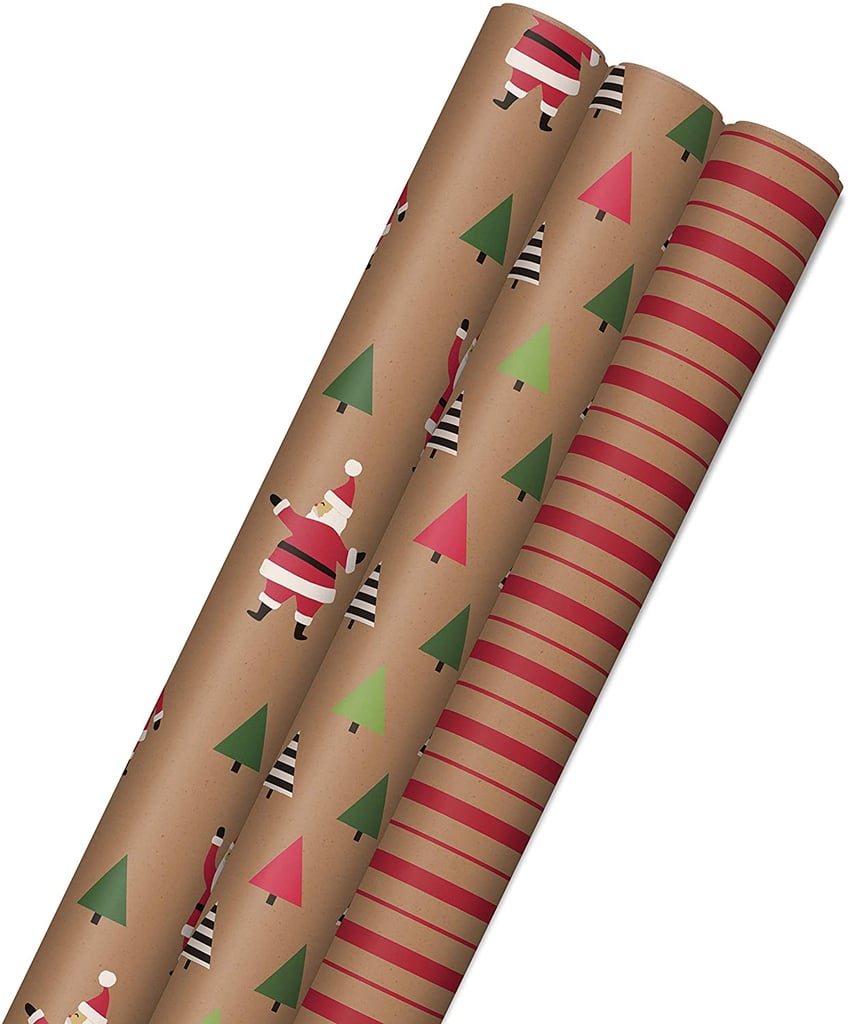 Hallmark Sustainable Christmas Wrapping Paper With Cut Lines On Reverse The Best Wrapping