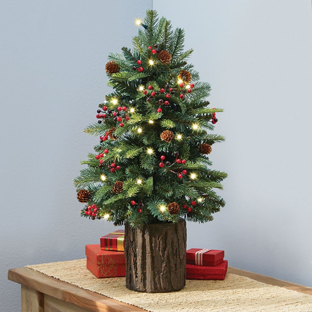 Tabletop Prelit Christmas Tree