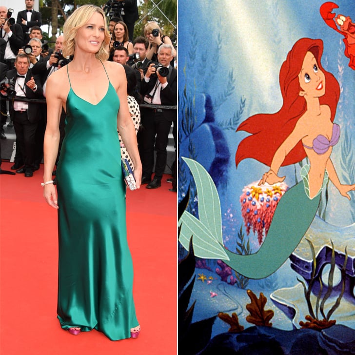 Robin Wright as Ariel From The Little Mermaid