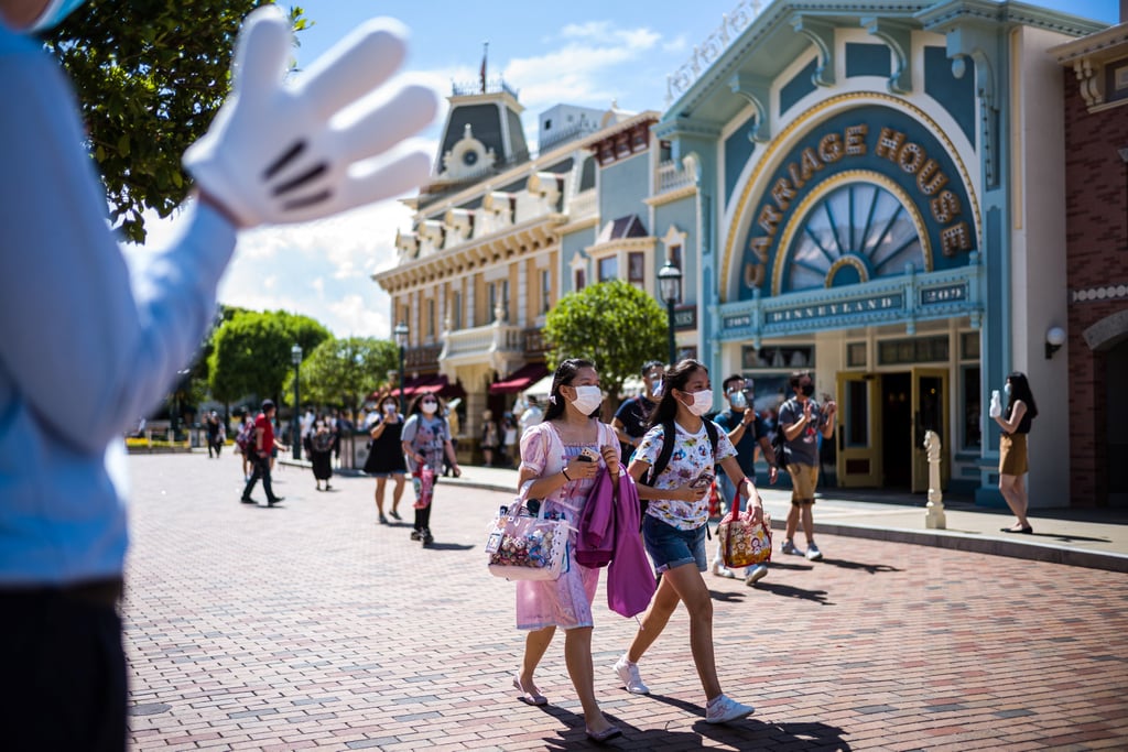 Pictures of Hong Kong Disneyland Reopening Amid Coronavirus