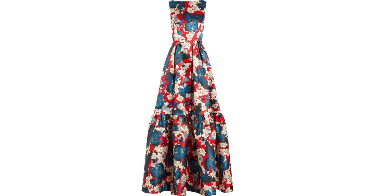 Kate's Erdem Alouette Printed SilkGazar Gown (4,560). Kate