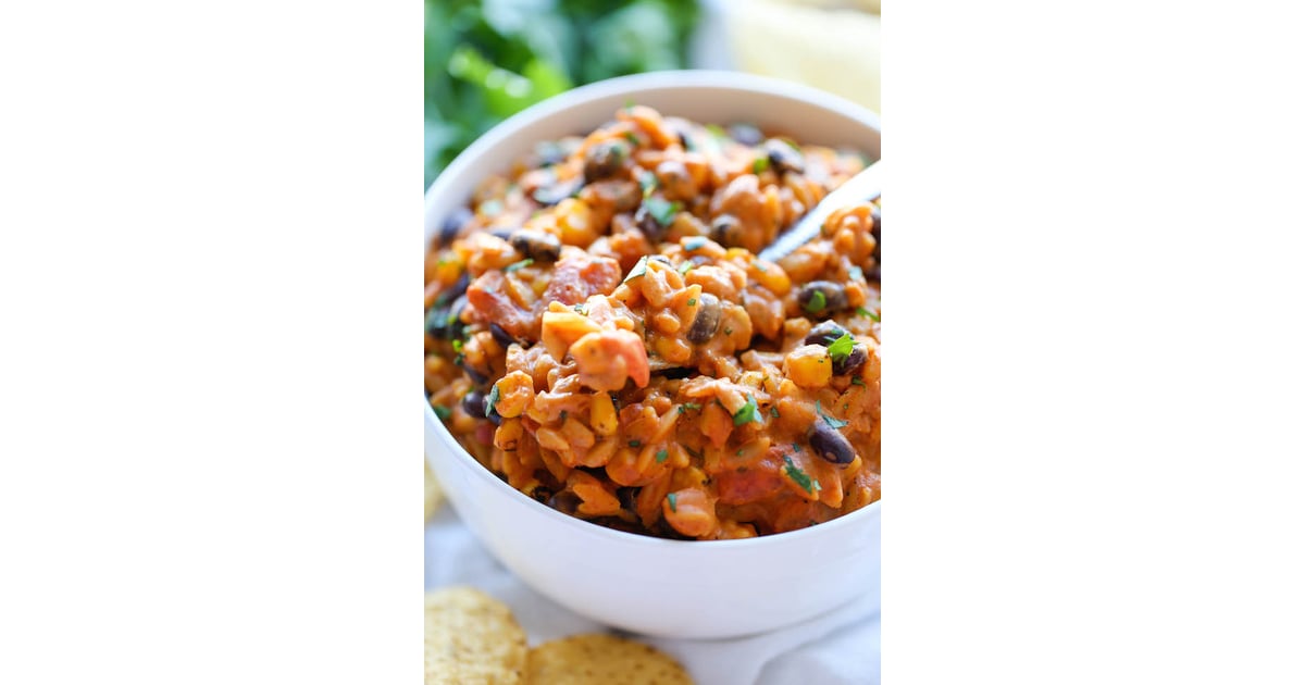 SlowCooker Enchilada Orzo SlowCooker Side Dishes POPSUGAR Food