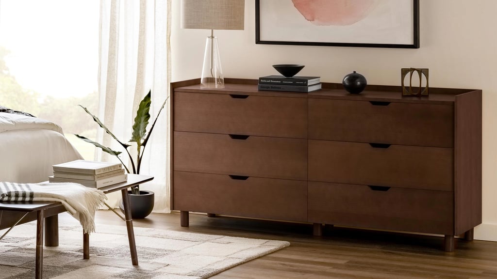 A Spacious Dresser: Burrow Prospect 6-Drawer Low Dresser