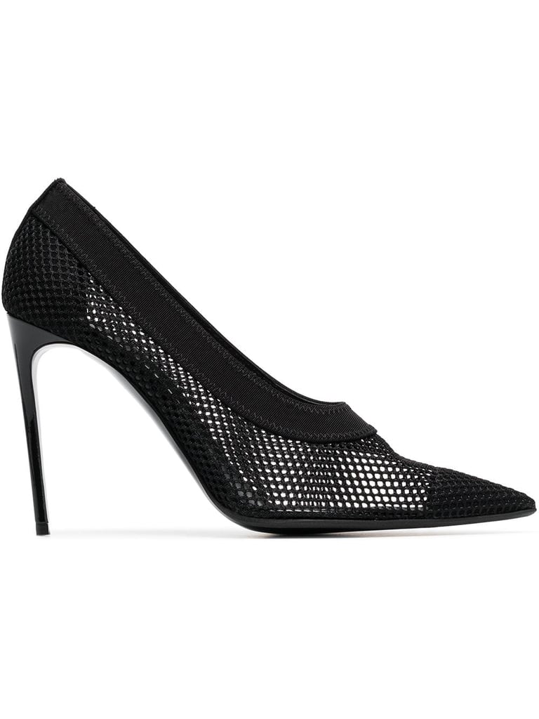 Stella McCartney 105 Fishnet Pointed Pumps