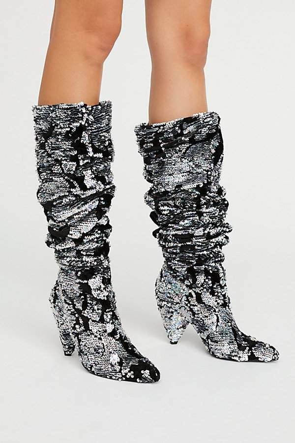 free people sequin boots