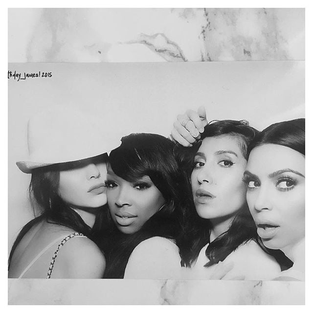Kardashians at James Harden's Birthday Party August 2015