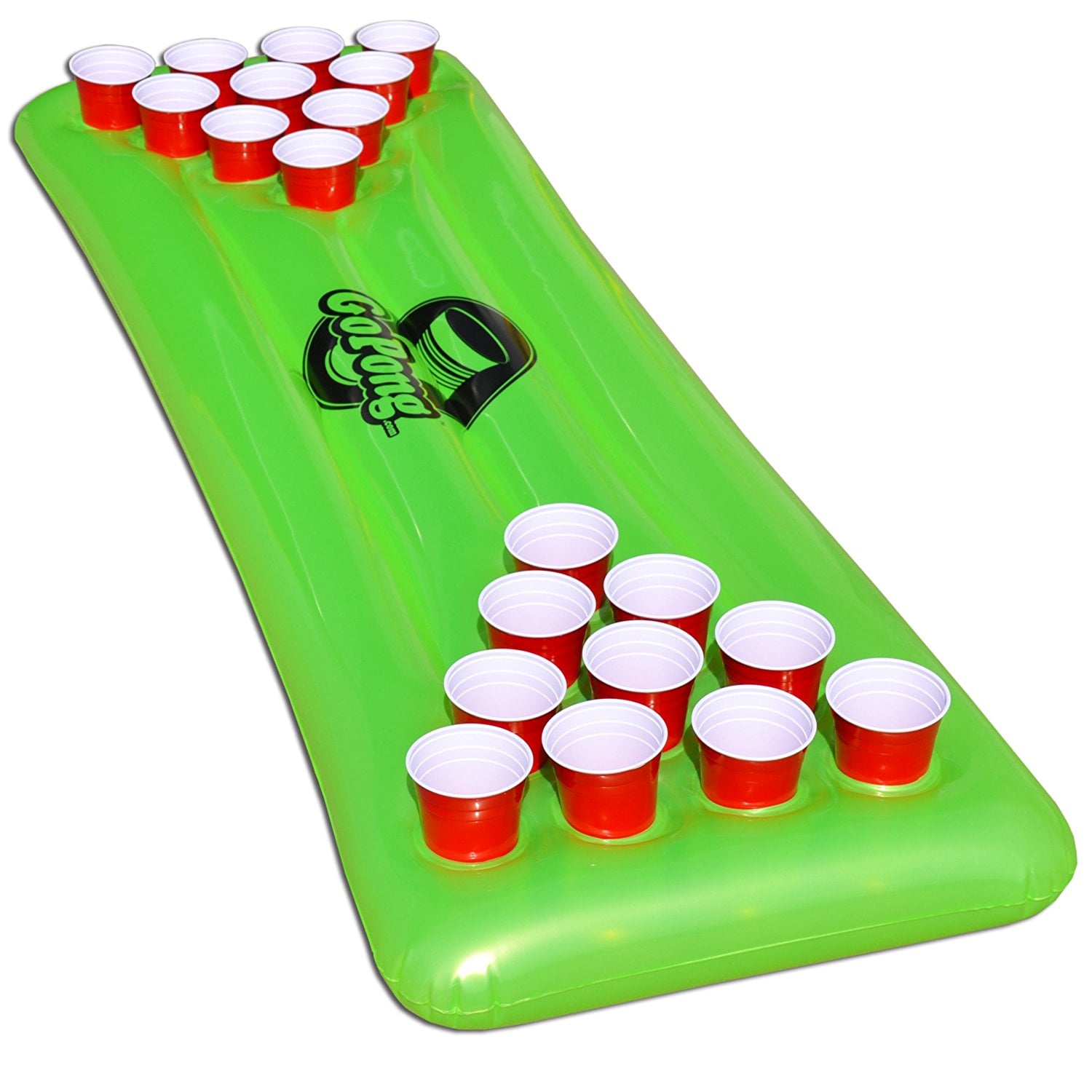 New!! H2PONG Inflatable Beer Pong Table with Built in Cooler Summer Item 