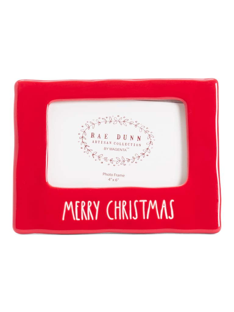 Merry Christmas Ceramic Frame