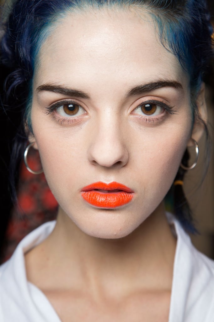 A Stain Effect With Lip Liner and Lipstick