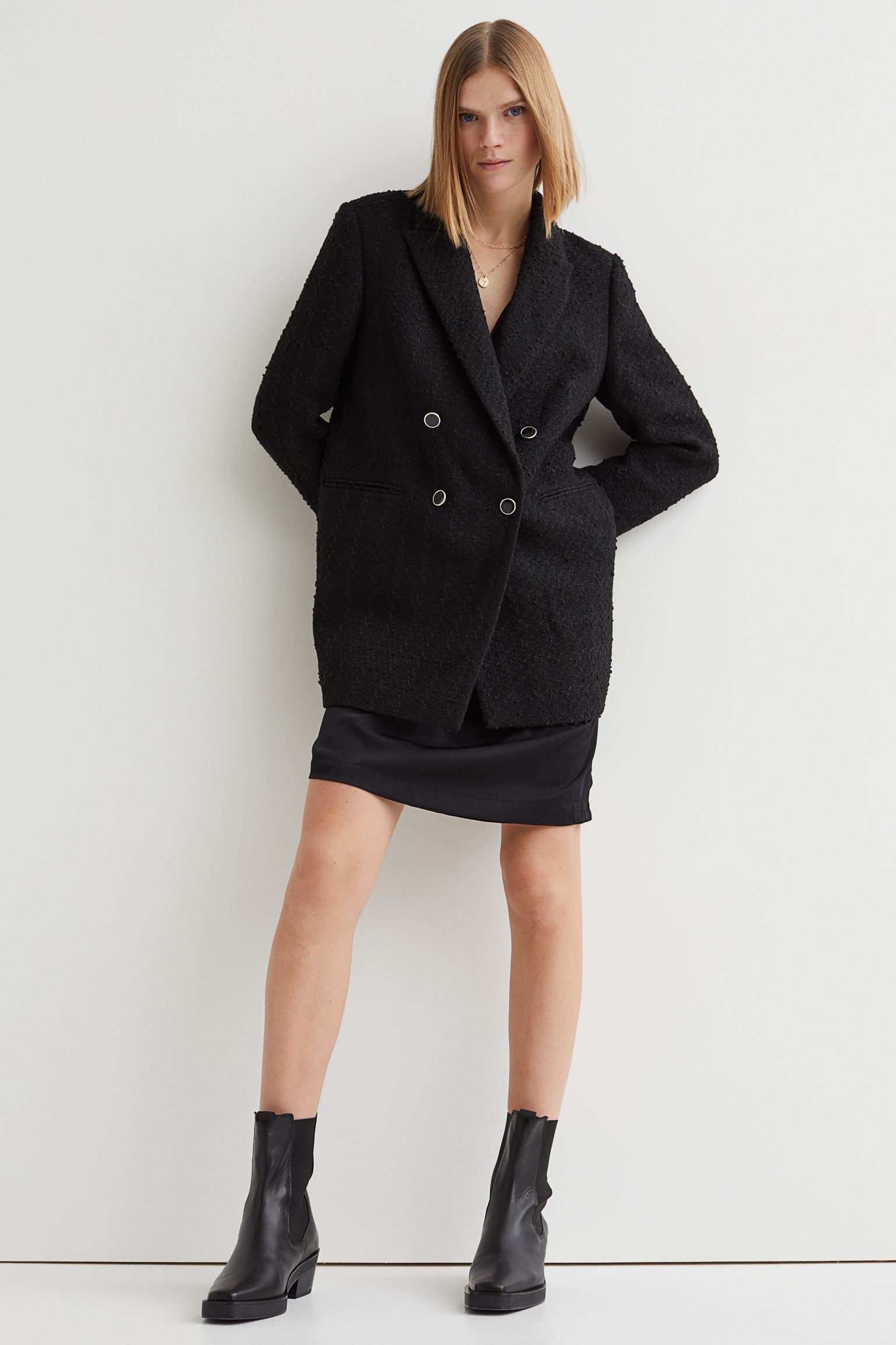 H&m straight cut jacket online