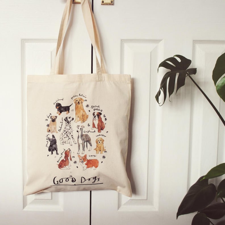 Good Dogs Illustrated Tote Bag