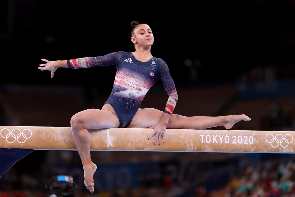 Great Britain's Jessica Gadirova at the Tokyo Olympics Women's Gymnastics All-Around Final