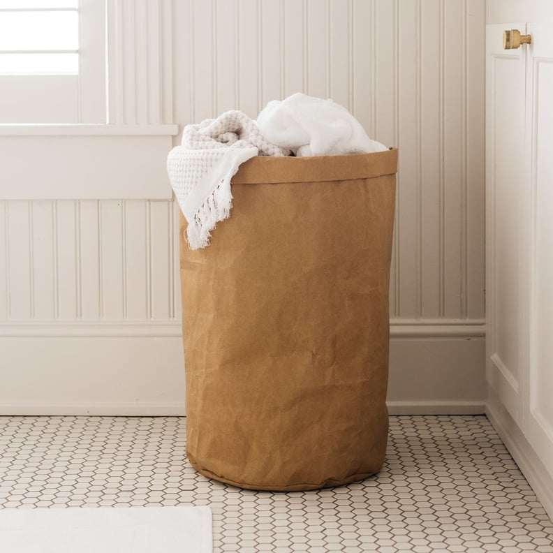 Washable Brown Paper Hamper