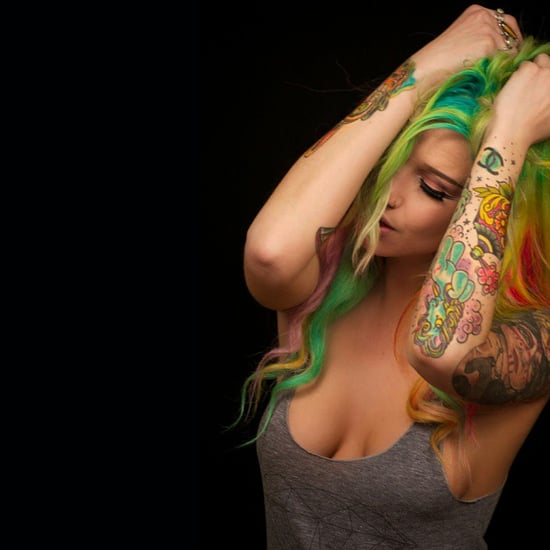 Rainbow Hair and Tattoos