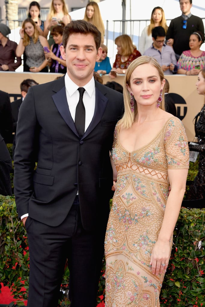 Emily Blunt and John Krasinski at 2017 SAG Awards